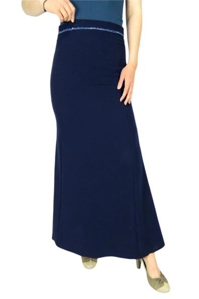 Kadın Etek Kumaş Parçalı ERM128 - Resim 3