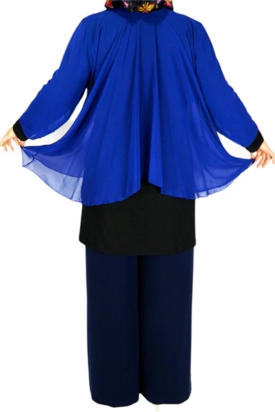 Kadın Şifon Kelebek Tunik PP5241 - Resim 6