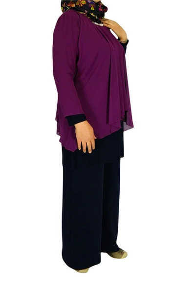 Kadın Şifon Kelebek Tunik PP5241 - Resim 9