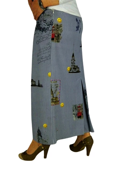 Kadın Uzun Etek SZ17Y290 - Resim 5