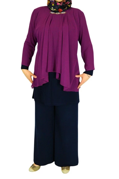 Kadın Şifon Kelebek Tunik PP5241 - Resim 5