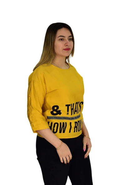 Kadın Turuva Kol Bluz HT202 - Resim 7