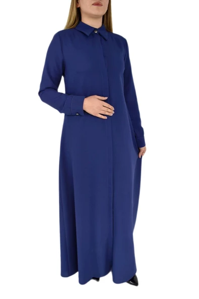 Kadın Ferace Yaka Model P3031 P3030 - Resim 7