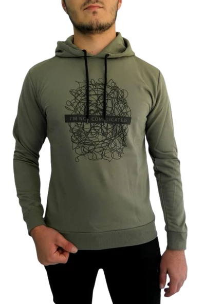 Erkek Kapüşonlu Sweat 2180 BGL-ST00833 - Resim 3