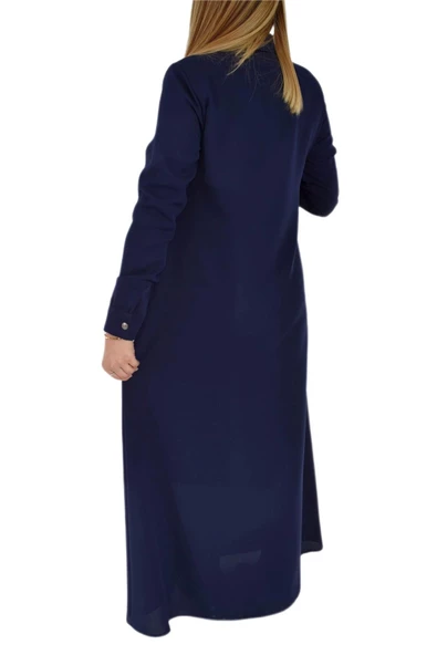 Kadın Ferace Yaka Model P3031 P3030 - Resim 12