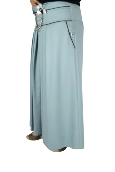 Kadın Piliseli Pamuk Etek EST2209 - Resim 3