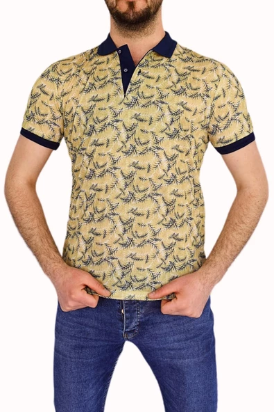 BİGAZZİ ERKEK BASKILI PİKE LYC TSHİRT 3228 ürün görseli