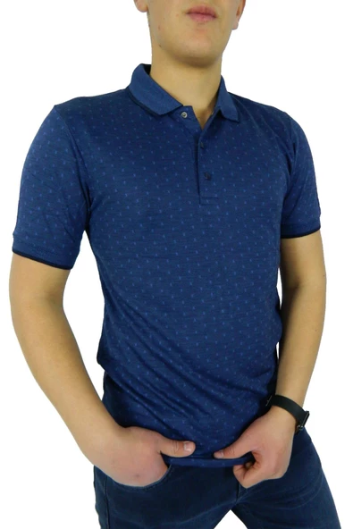 NAYKI ERKEK POLO YAKA JAKARLI T-SHİRT 19075 BGL-ST01045 - 4