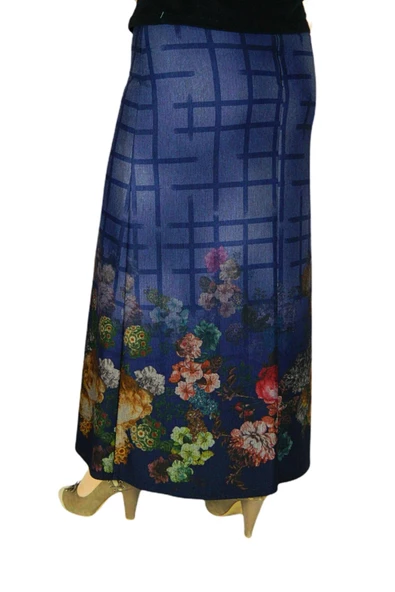 Kadın Uzun Etek Deri Kombinli BGLSZ16K206 - Resim 10