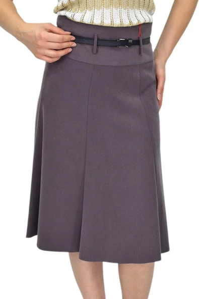 Kadın Kısa Etek Balık Sırtı Bemeza COLL0023 - Resim 2