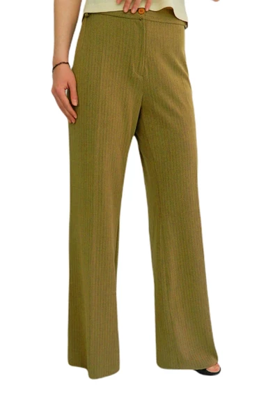 Kadın Kumaş Pantolon Normal Bel Klasik BGL-ST01367 - Resim 3