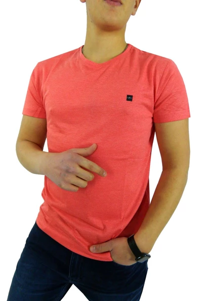 NAYKI ERKEK SIFIR YAKA PETEK SÜPREM T-SHİRT 2124 BGL-ST01016 - Resim 8