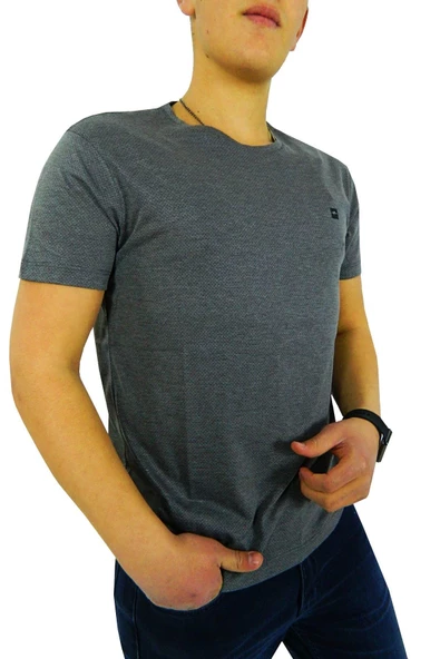 NAYKI ERKEK SIFIR YAKA PETEK SÜPREM T-SHİRT 2124 BGL-ST01016 - Resim 12