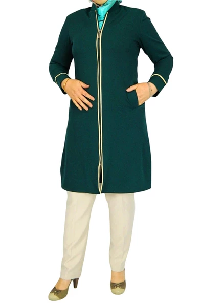 Kadın Fermuarlı Kap LN064 - Resim 3