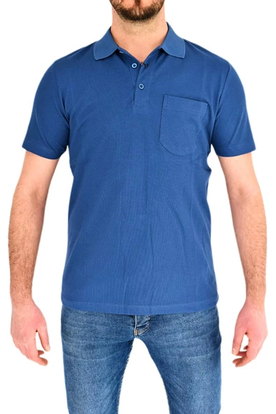 Erkek Polo Yaka Cepli Tişört BGL-ST00486 - Resim 11