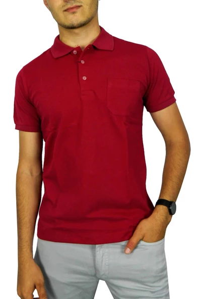 Erkek Polo Yaka Cepli Tişört BGL-ST00486 - Resim 6