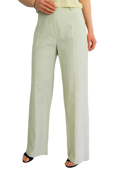 Kadın Keten Pantolon Keten BGL-ST01386 - Resim 4