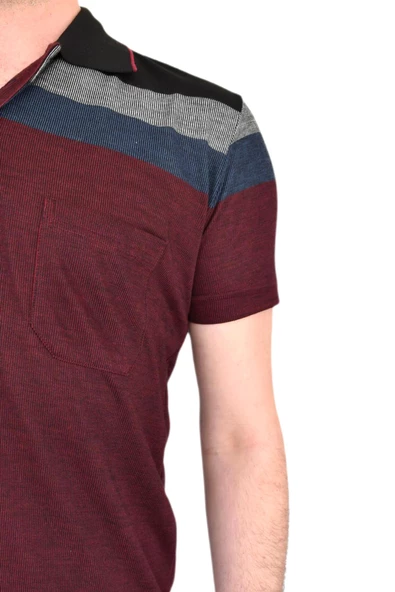 Erkek Polo Yaka Tişört 1502 - Resim 9