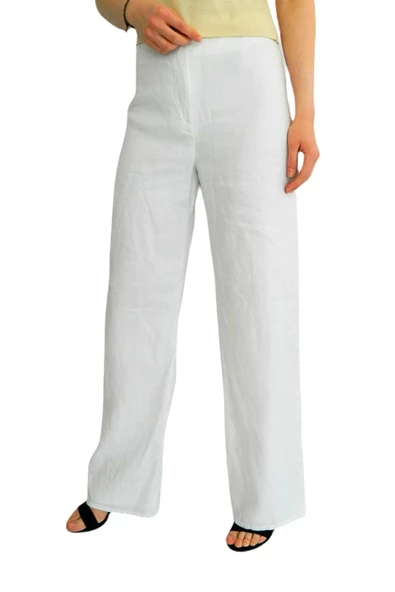 Kadın Keten Pantolon Keten BGL-ST01386 - Resim 5