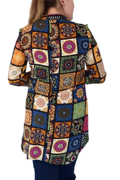 Kadın Etnik Desen Tunik BGL-ST02016 - Resim 8