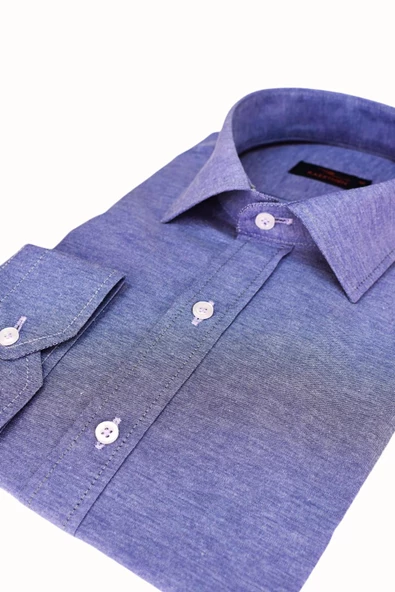 Erkek Uzun Kol Gömlek Silim Fit BGL-ST01912 - Resim 5