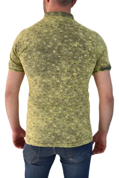 Erkek Polo Yaka Tişört 4224 - Resim 7