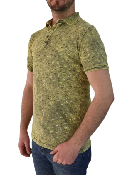 Erkek Polo Yaka Tişört 4224 - Resim 5