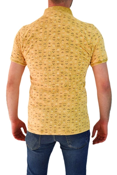 Erkek Polo Yaka Tişört 4224 - Resim 6
