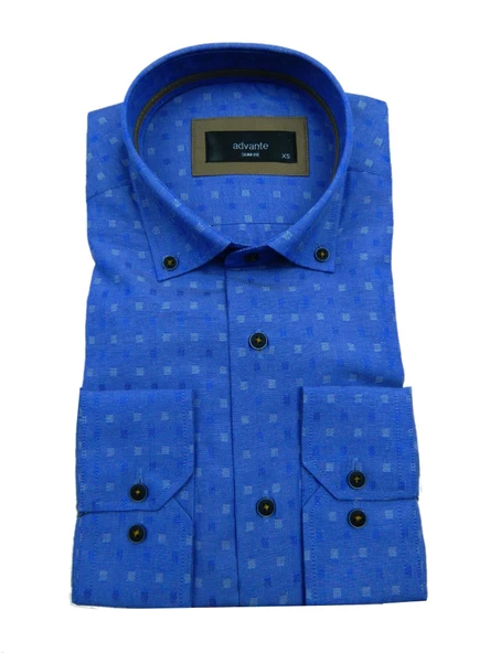 Erkek Slimfit Gömlek Bgl-st00140 - Resim 2