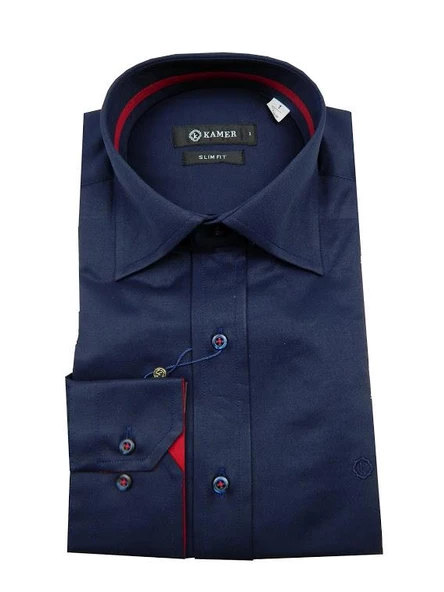 Erkek Slim Fit Gömlek 8005 008005 - Resim 3