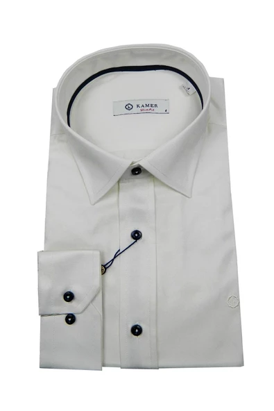 Erkek Slim Fit Gömlek 8005 008005 - Resim 4