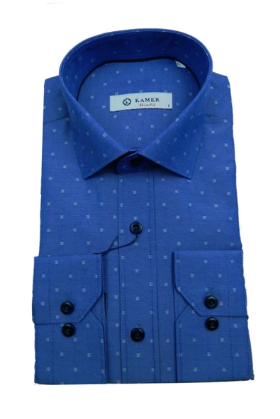 Erkek Slim Fit Gömlek 9321 009321 - Resim 3