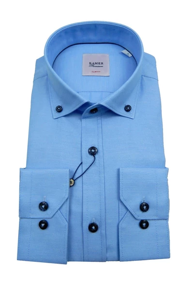 Erkek Slim Fit Gömlek 2039 002039 - Resim 2