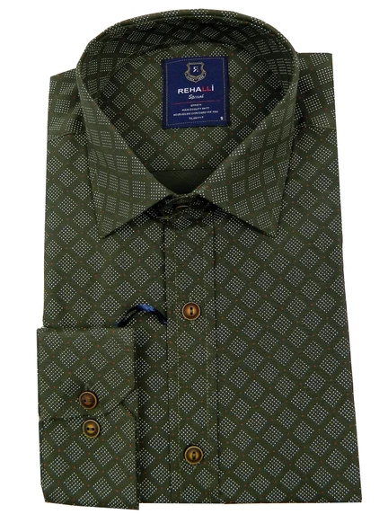 Erkek Slim Fit Puantiye Gömlek Bgl-st00887 ürün görseli