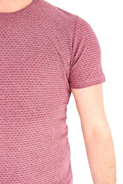 Erkek Sıfır Yaka Tişört T-752 BGL-ST01831 - Resim 11