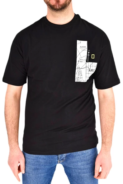 Erkek Oversize Tişört T838 BGL-ST01823 ürün görseli