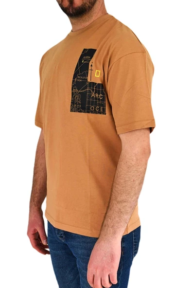 Erkek Oversize Tişört T838 BGL-ST01823 - Resim 5