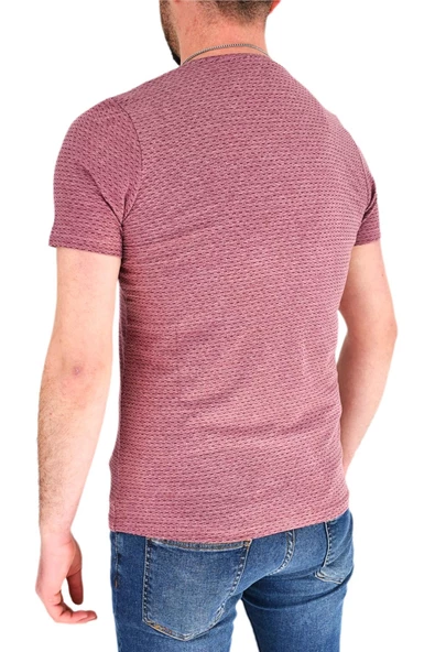 Erkek Sıfır Yaka Tişört T-752 BGL-ST01831 - Resim 8