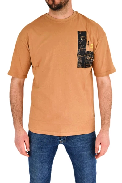 Erkek Oversize Tişört T838 BGL-ST01823 - Resim 3