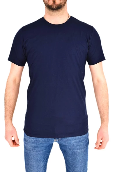 Erkek Sıfır Yaka Tişört T-338 BGL-ST01840 - Resim 4