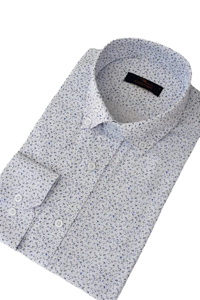 Erkek Silim Fit Uzun Kol Gömlek BGL-ST01967 - Resim 5