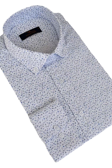 Erkek Silim Fit Uzun Kol Gömlek BGL-ST01967 - Resim 4