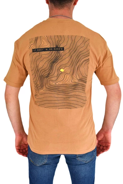 Erkek Oversize Tişört T838 BGL-ST01823 - Resim 8