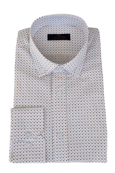 Erkek Silim Fit Uzun Kol Puantiyeli Gömlek BGL-ST01968 - Resim 3