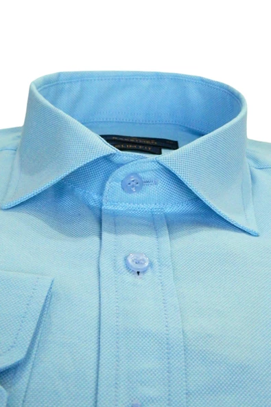 Erkek Gömlek Uzun Kol Silim Fit Armürlü BGL-ST01462 - 12