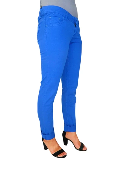 Kadın Düşük Bel Kanvas Pantolon 342639 - Resim 11