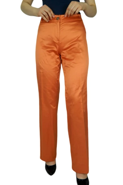 Kadın Kumaş Pantolon Düşük Bel BGL-ST01562 - Resim 6