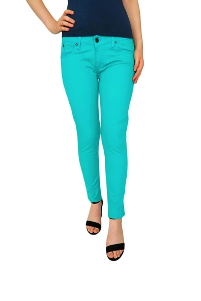 Kadın Düşük Bel Kanvas Pantolon BGL-ST01593 - Resim 2