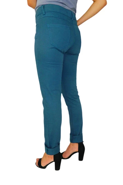 Kadın Düşük Bel Kanvas Pantolon BGL-ST01594 - Resim 5