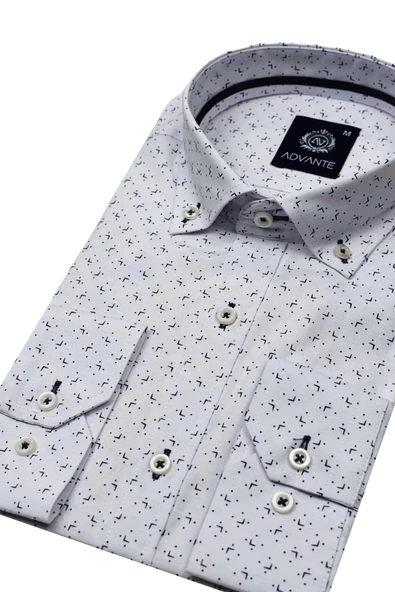 Erkek Uzun Kol Silim Fit Gömlek BGL-ST01713 - Resim 10